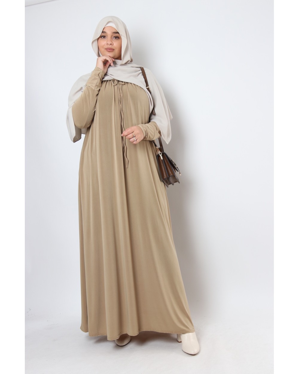 Chloe premium jersey long dress