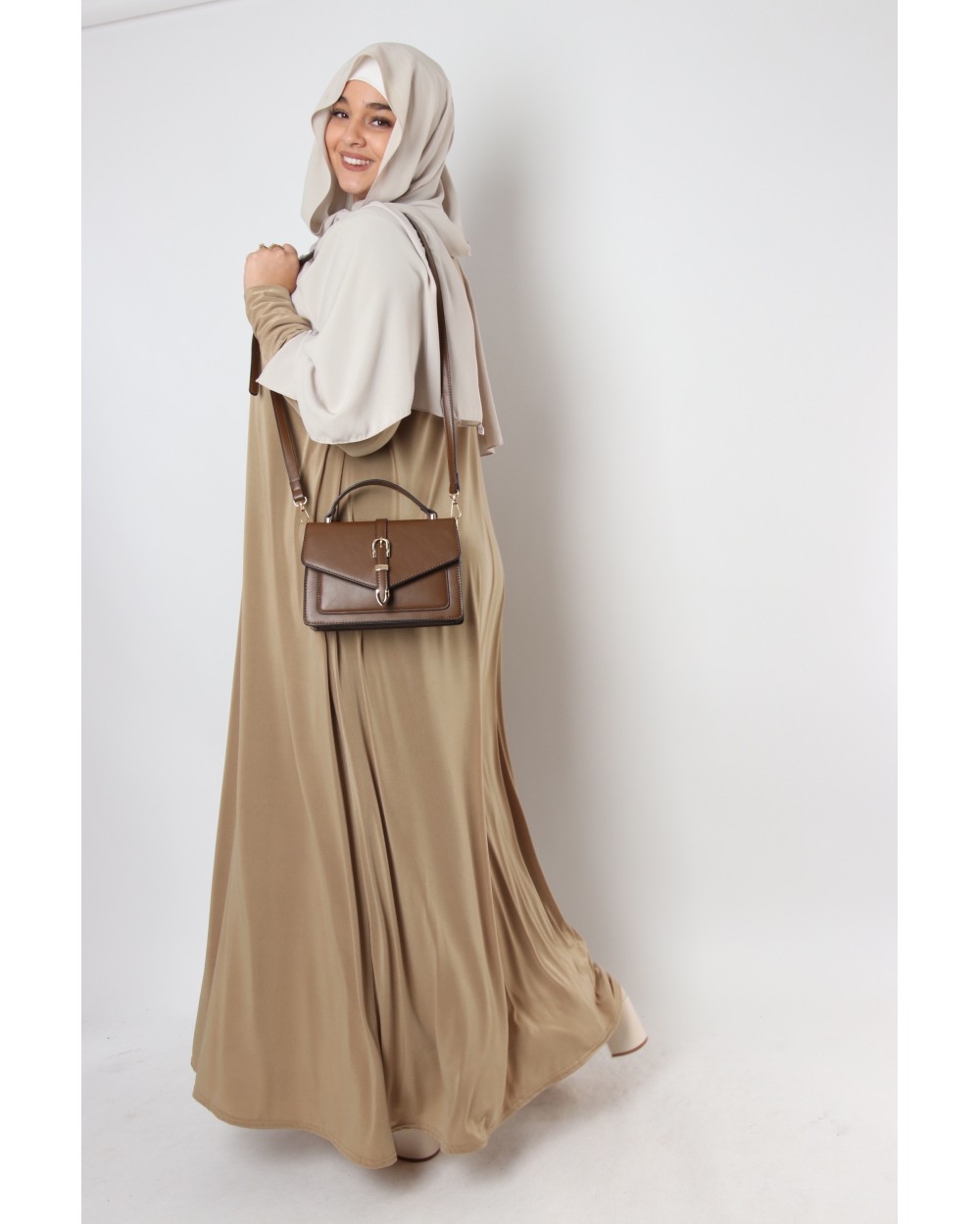 Robe longue jersey premium Chloe