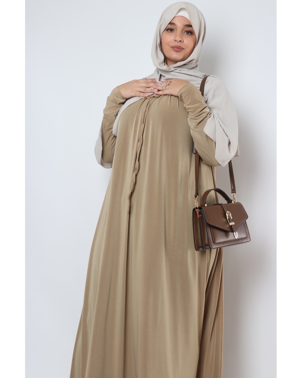 Chloe premium jersey long dress