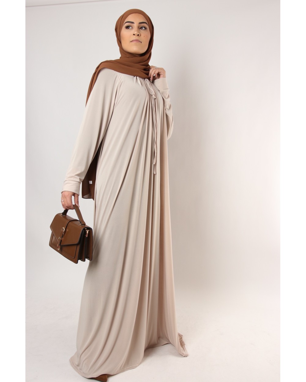 Chloe premium jersey long dress