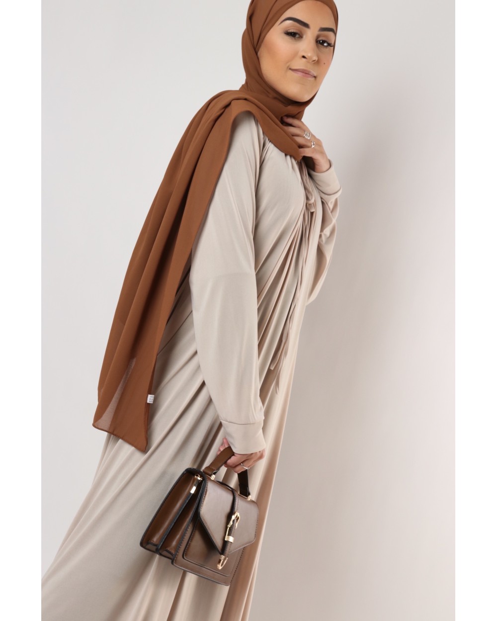 Chloe premium jersey long dress