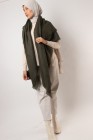 Maxi Cozy Scarf with metallic filament