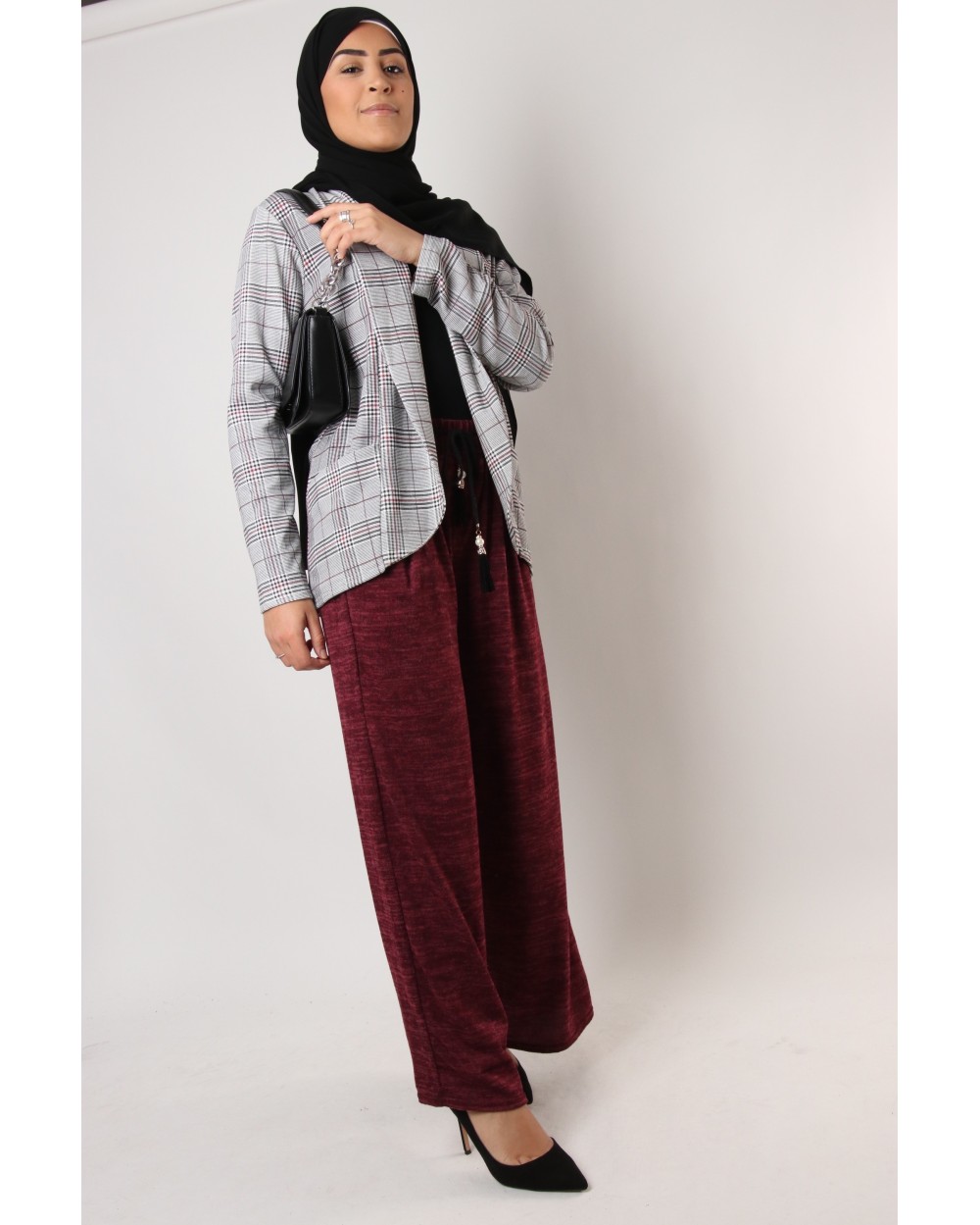 Veste blazer Carreaux