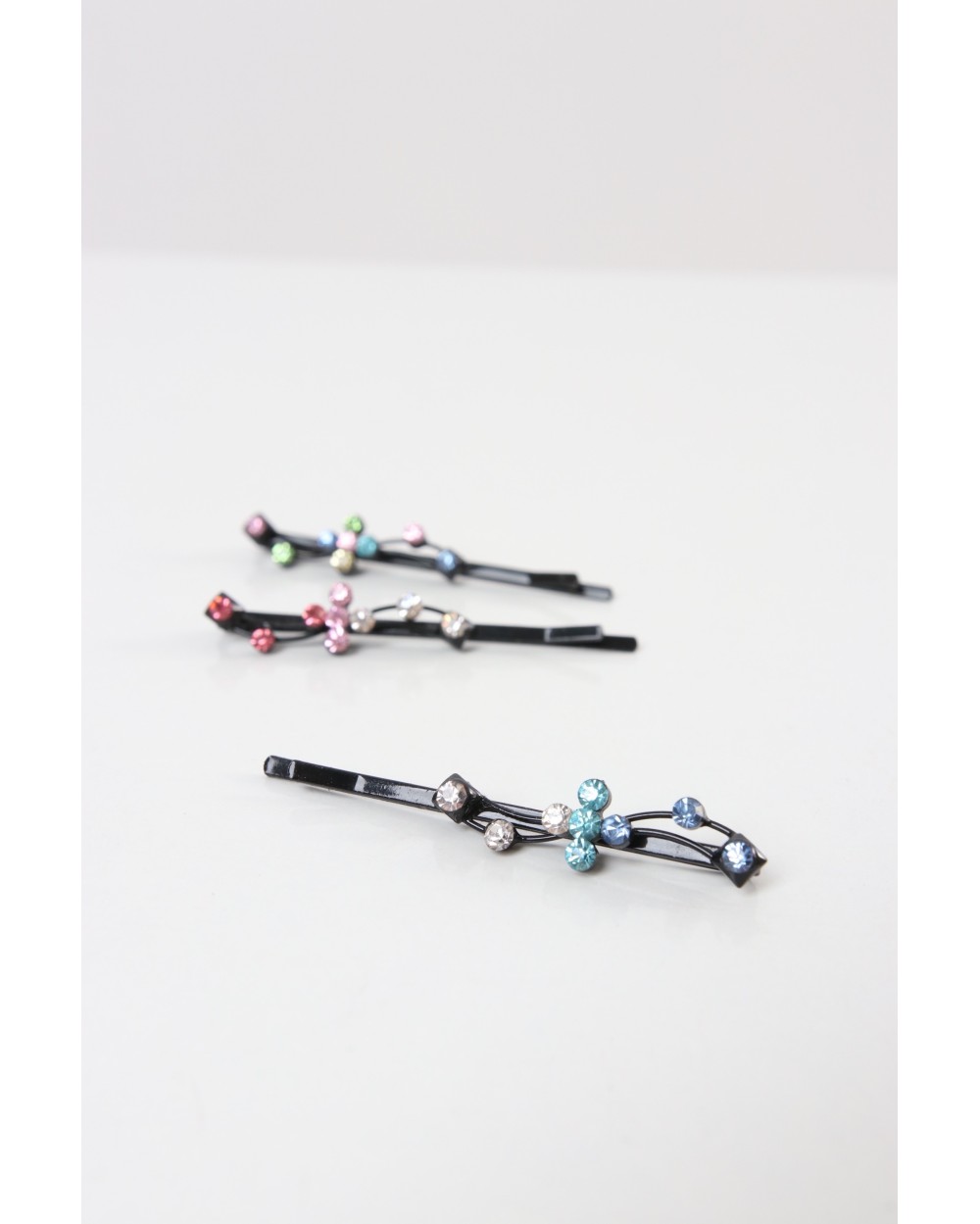 Barrettes invisibles strass