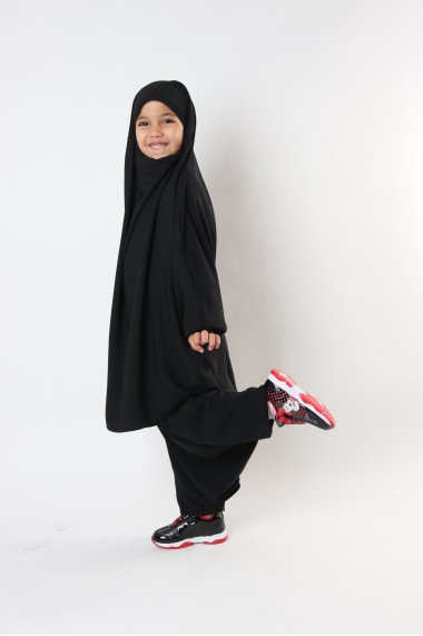 Jilbab enfant sarouel