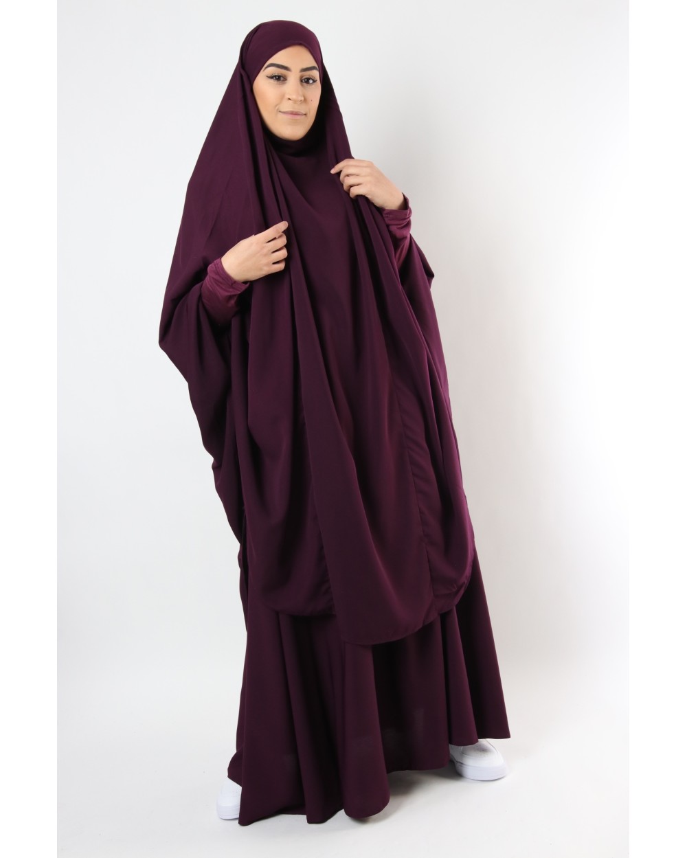 Ensemble jilbab Joumana avec jupe et manchette coton