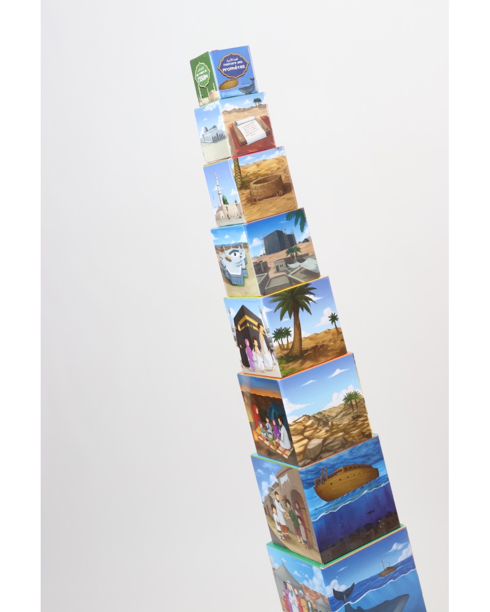 TA'LIM-CUBE - 10 Cubes à Empiler - Apprendre sa religion et l'Arabe