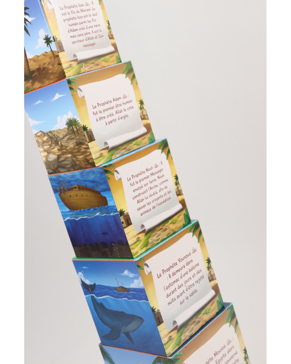 TA'LIM-CUBE - 10 Cubes à Empiler - Apprendre sa religion et l'Arabe