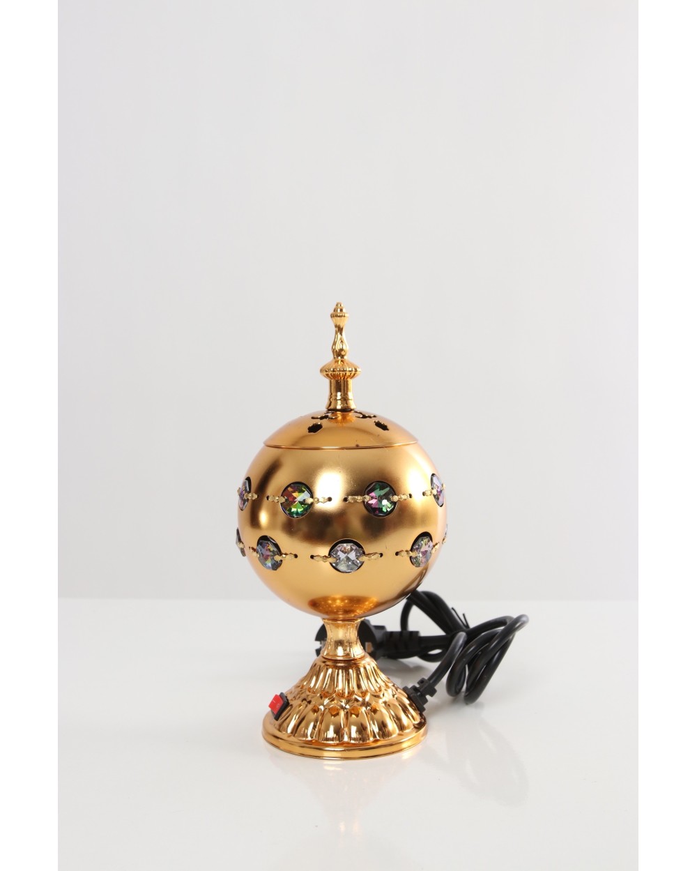 Round electric censer