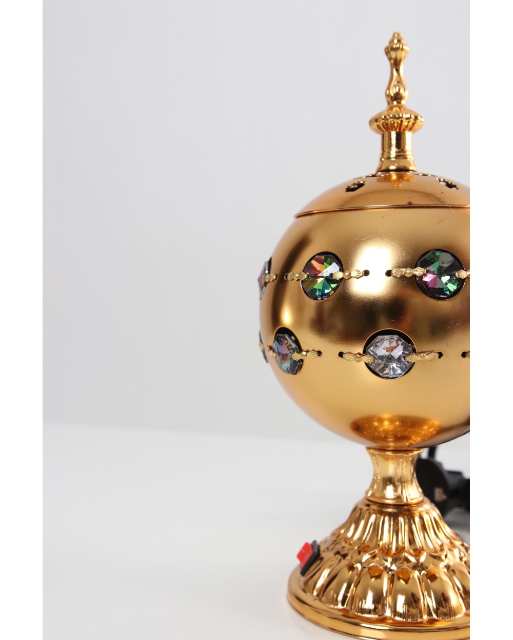 Round electric censer