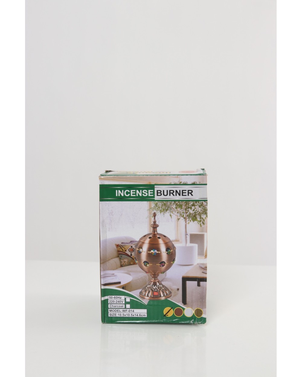 Round electric censer