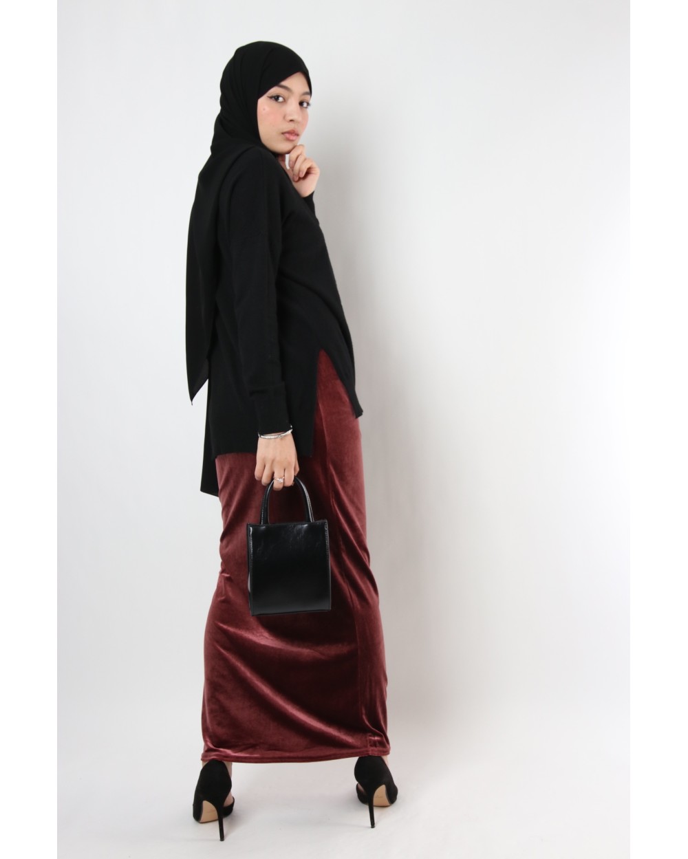 Jupe Jeddah Velours