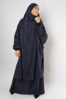Jilbab Al haya skirt lycra cuff black