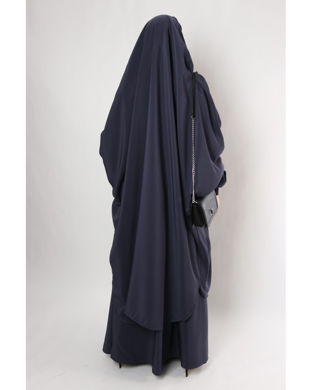 Jilbab jupe Al haya manchette lycra noir