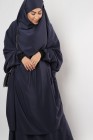 Jilbab jupe Al haya manchette lycra noir