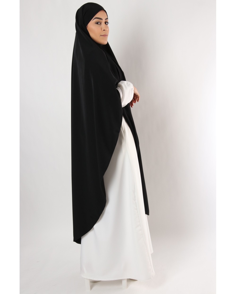 Khimar Kamelia jilbab long cape