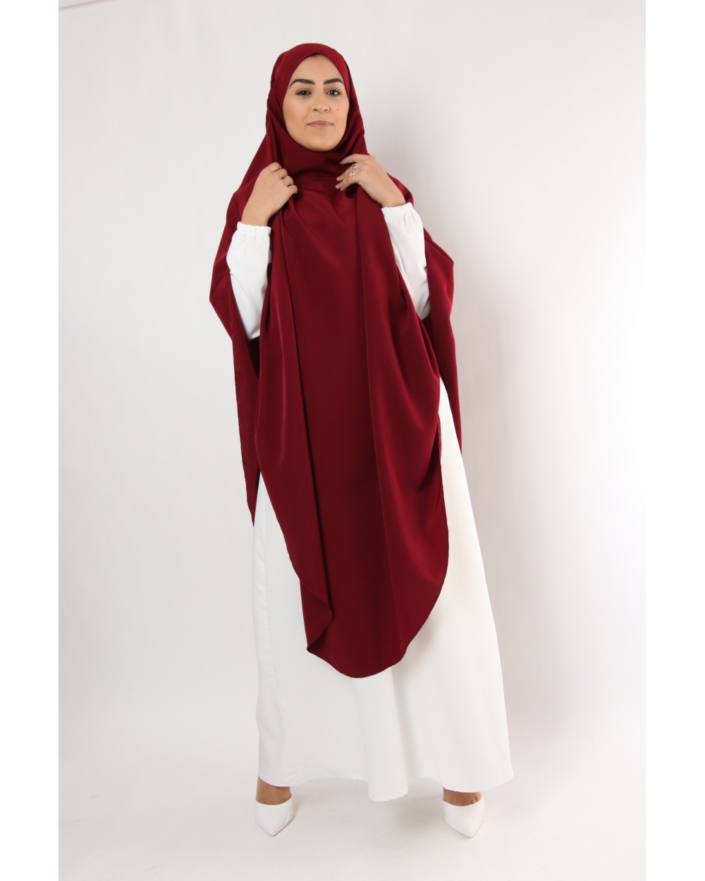 Khimar Kamelia jilbab long cape