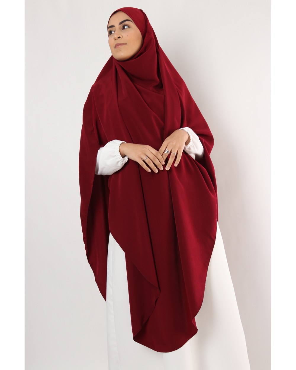 Khimar Kamelia jilbab long cape
