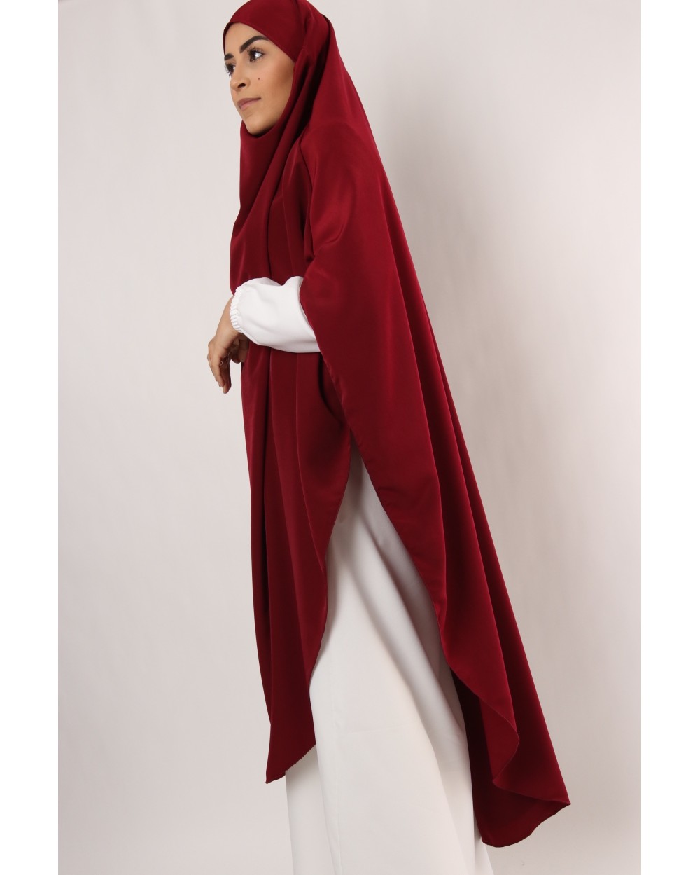 Khimar Kamelia jilbab long cape