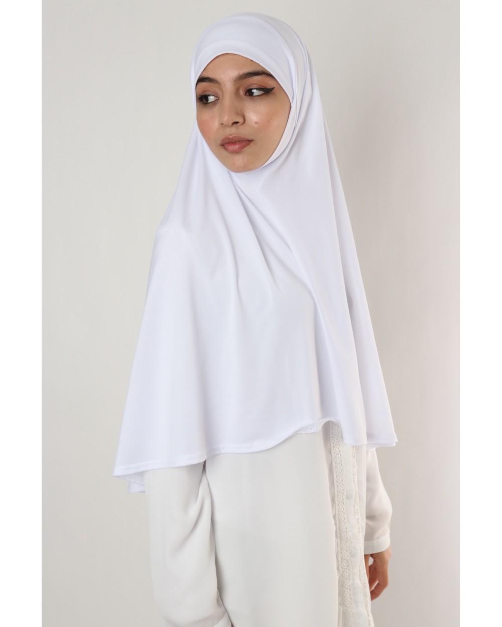 Hijab une pièce cache menton