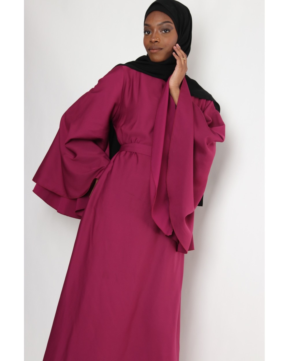 Abaya nidha with bell sleeves
