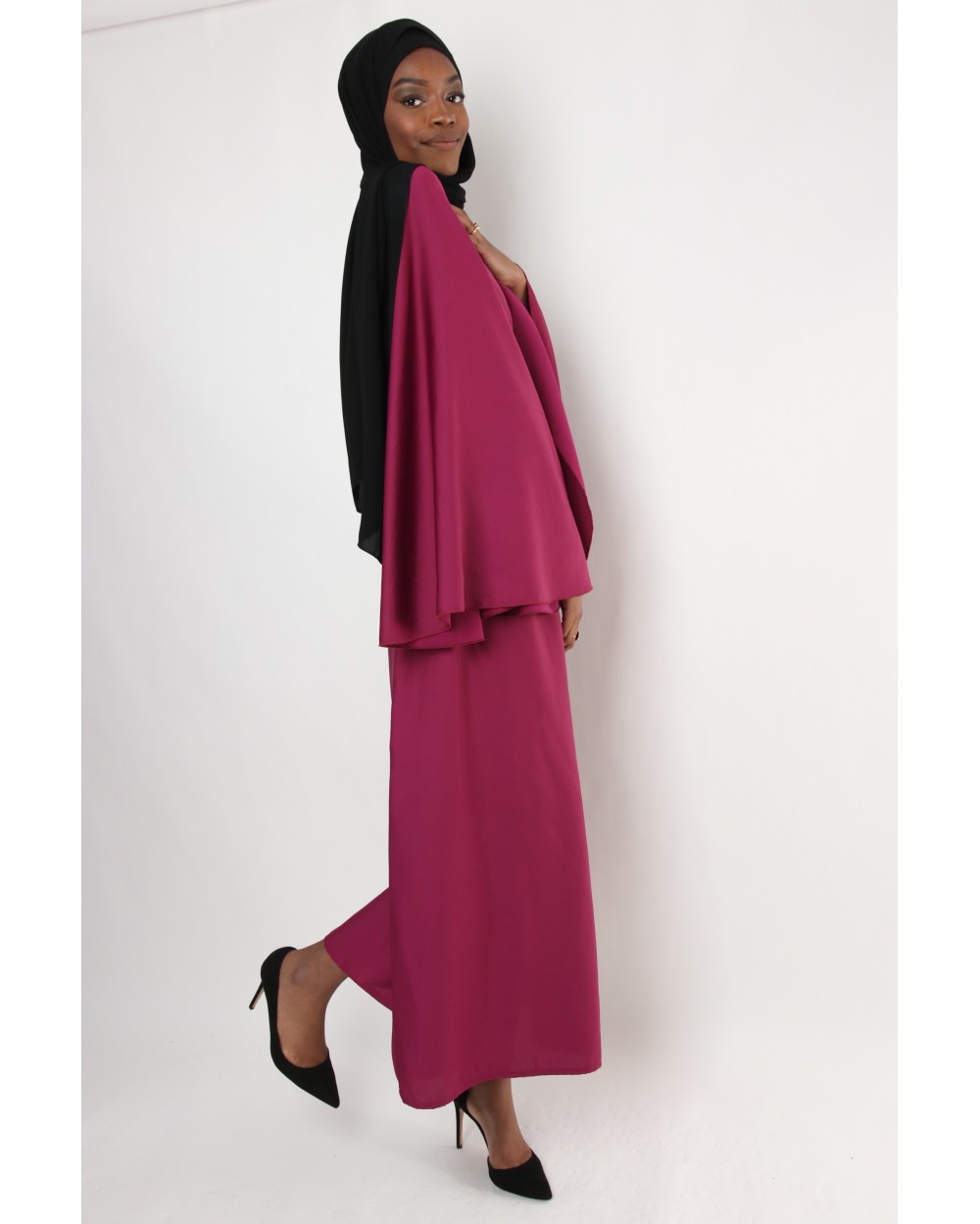 Abaya nidha with bell sleeves