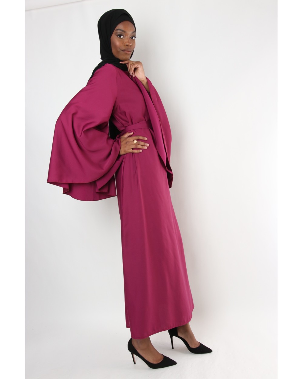Abaya nidha with bell sleeves