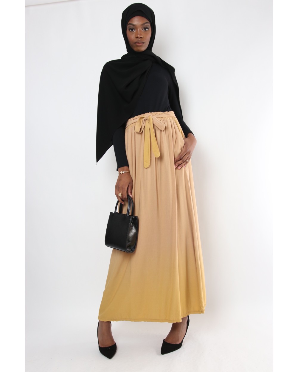 Jambya shaded skirt