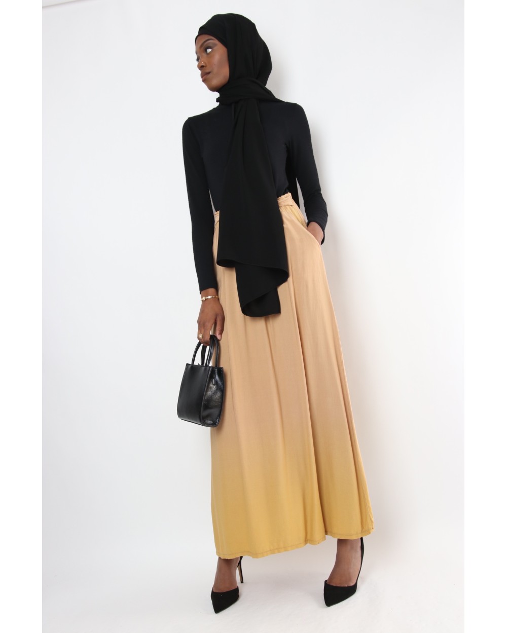 Jambya shaded skirt