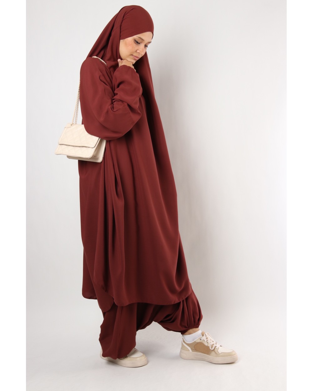 Nafissa jilbab and harem pants set