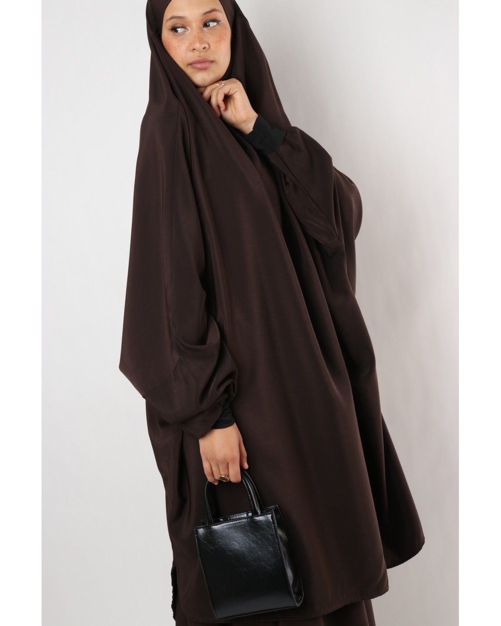 Jilbab Al haya skirt lycra cuff black