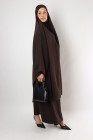 Jilbab Al haya skirt lycra cuff black