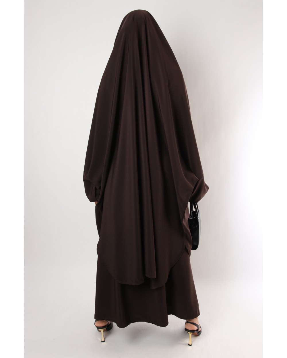 Jilbab Al haya skirt lycra cuff black
