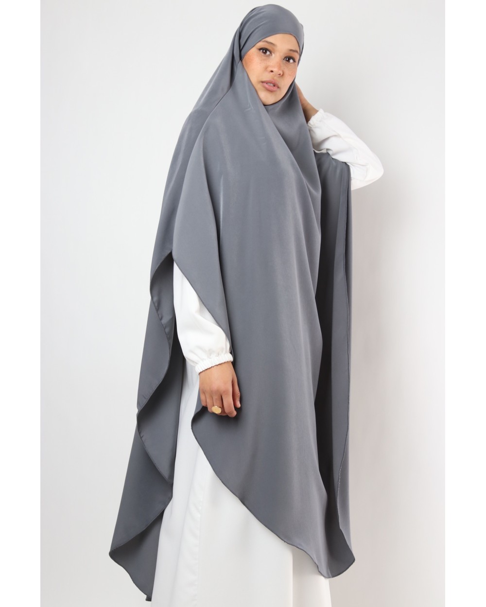 Khimar Kamelia jilbab long cape