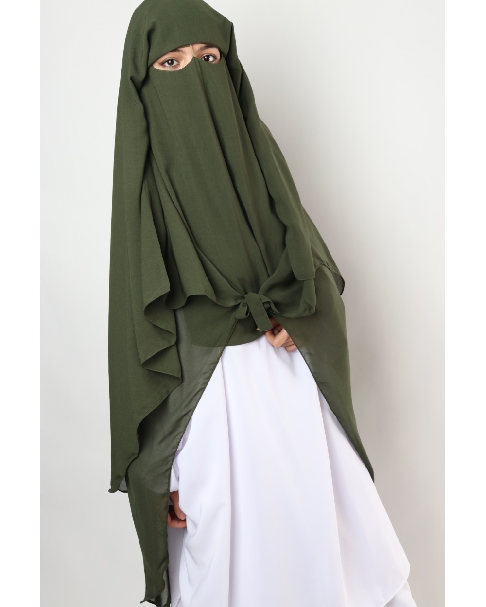 Sitar Shamael niqab with tie