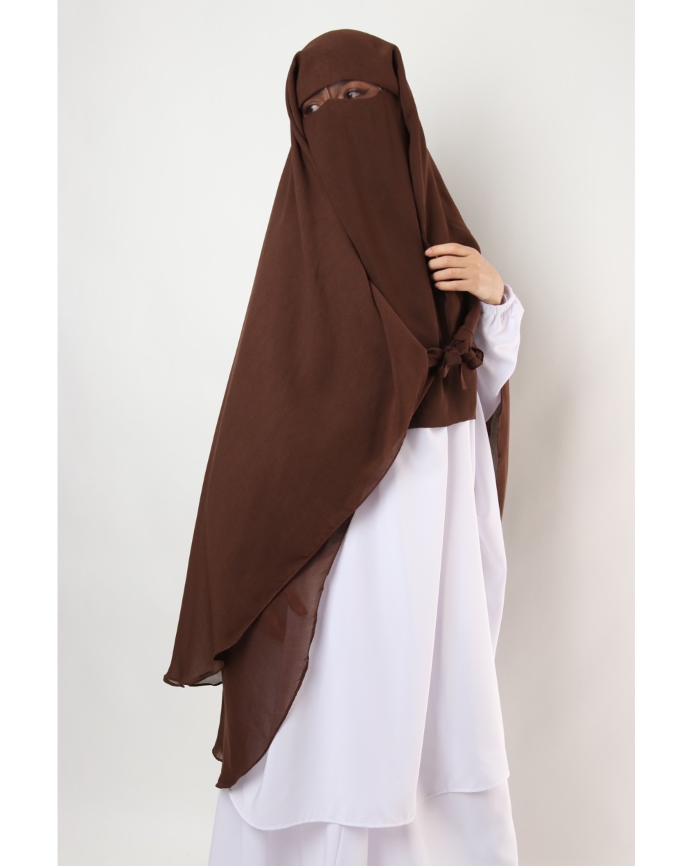 Sitar Shamael niqab with tie