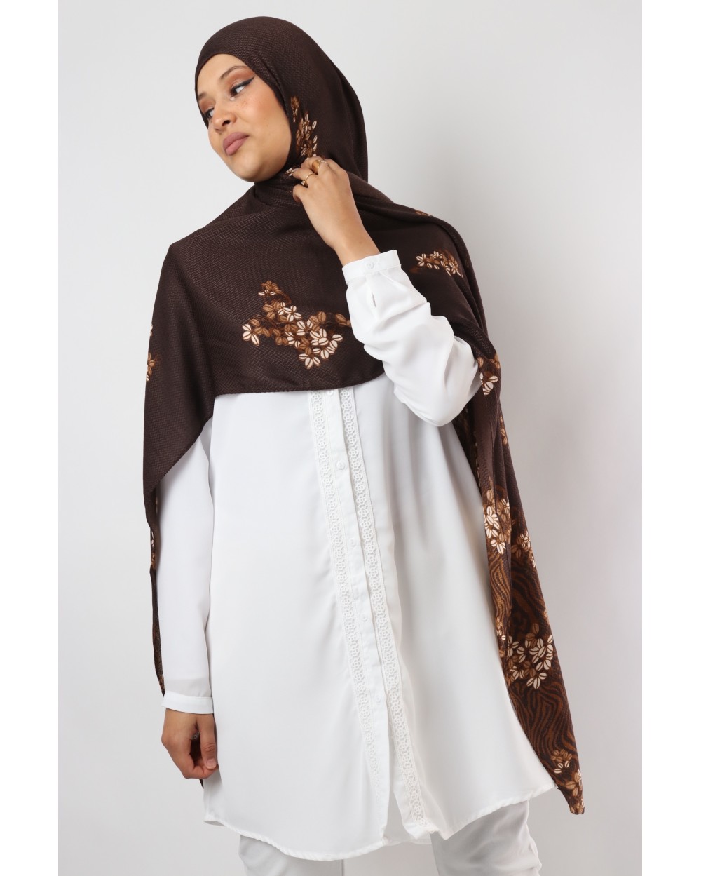 Max rectangular Shawl Butterfly