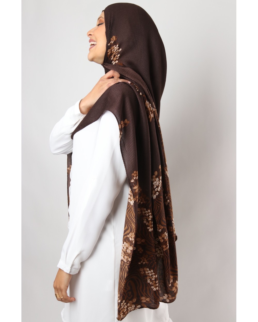 Max rectangular Shawl Butterfly