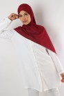 Hijab mousseline rectangle Nissa 175