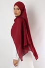 Hijab mousseline rectangle Nissa 175