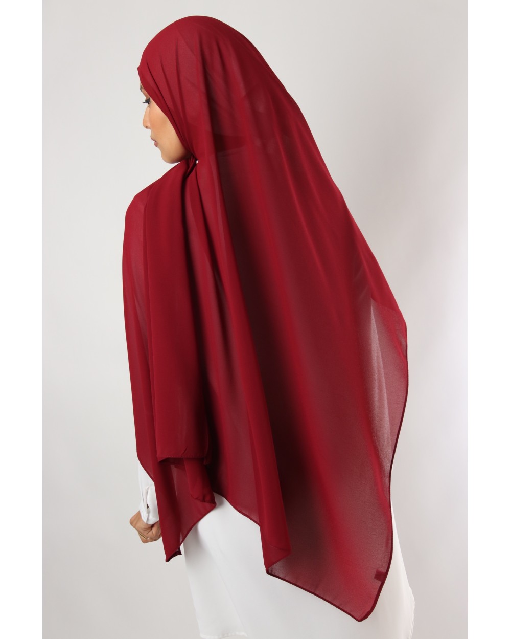 Hijab mousseline rectangle Nissa 175