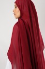Hijab mousseline rectangle Nissa 175