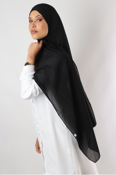 Hijab mousseline rectangle...
