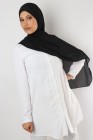 Hijab mousseline rectangle Nissa 175