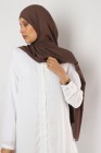 Hijab mousseline rectangle Nissa 175