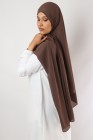 Hijab mousseline rectangle Nissa 175