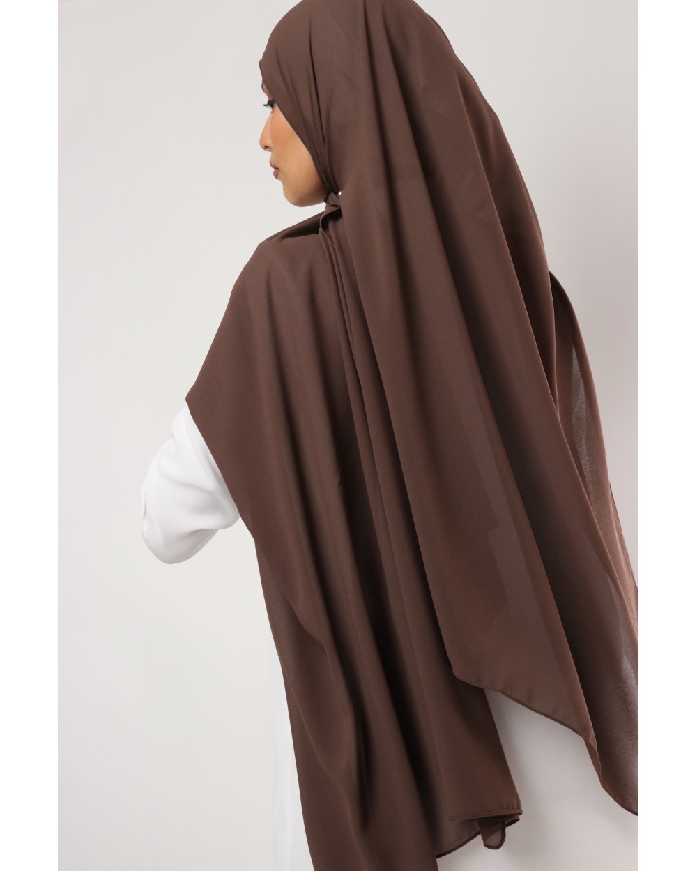 Hijab mousseline rectangle Nissa 175