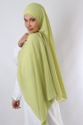 Hijab mousseline rectangle Nissa 175