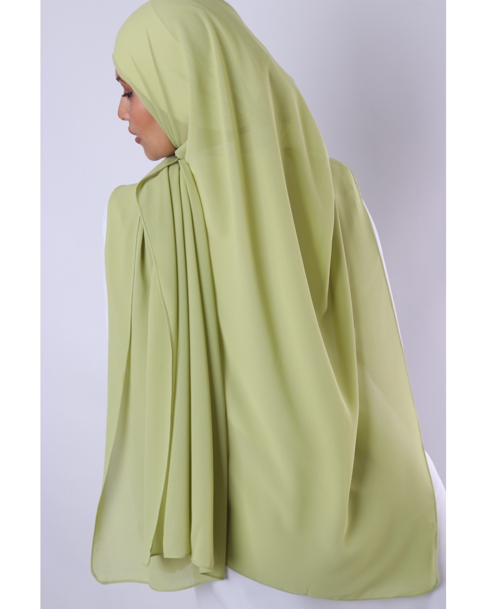 Hijab mousseline rectangle Nissa 175