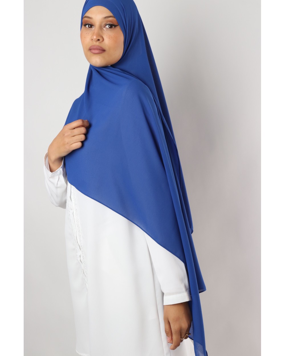 Hijab mousseline rectangle Nissa 175